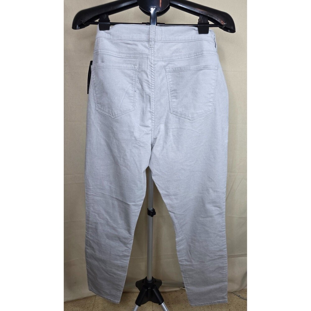 NWT Banana Republic Gray Corduroy Skinny Pants Womens 12 Mid Rise Stretch - Picture 6 of 12